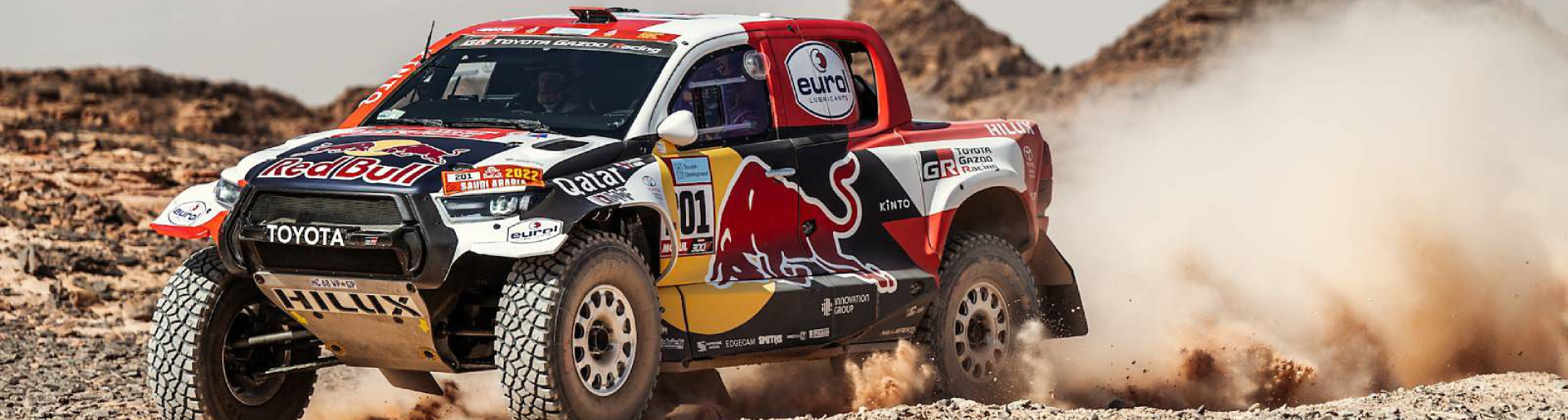 Изображение на странице НАССЕР АЛЬ-АТТИЯ ЗА РУЛЕМ TOYOTA HILUX СТАЛ ПОБЕДИТЕЛЕМ РАЛЛИ-РЕЙДА «ДАКАР-2022» Тойота Центр Липецк